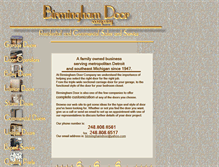 Tablet Screenshot of birminghamdoor.com